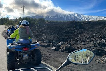 Mount Etna and Alcantara Gorges quad bike guided tour